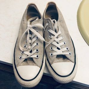 Cream colored converse SALE